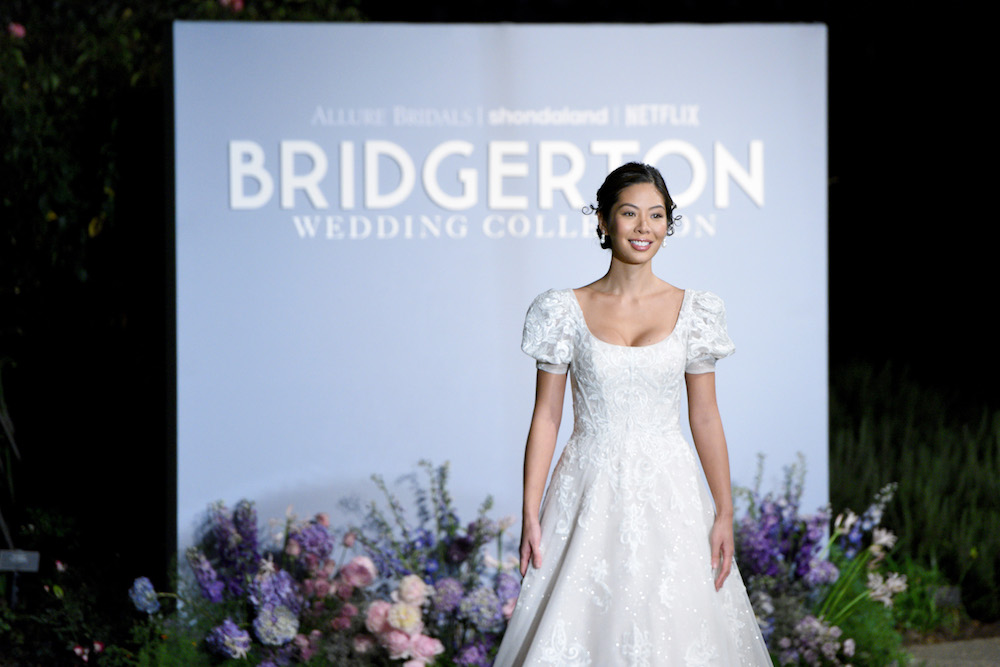 2024 Bridgerton collection launched at Allure Bridals, NETFLIX and