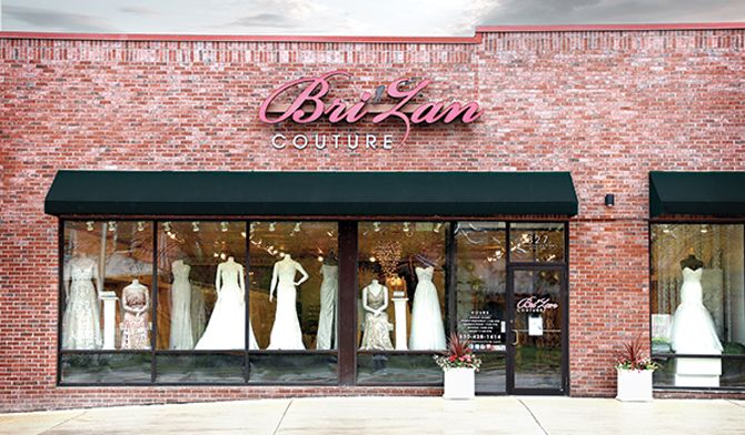 Bri'Zan Couture is located approximately 30 miles west of downtown Chicago