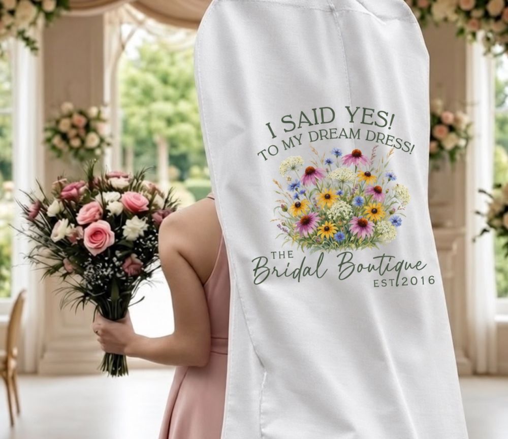 The Bridal Outlet debuts BRANDify garment bag customization