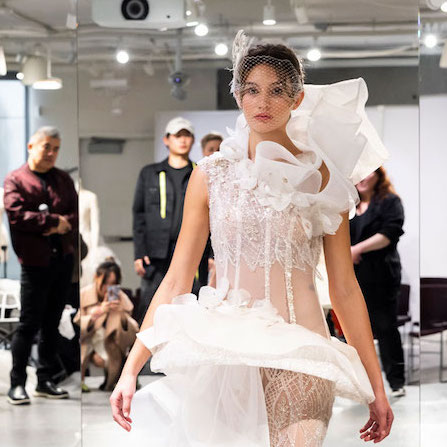 Maggie Sottero-Otis College collaboration in runway debut