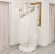 Bridal suite veil corner.