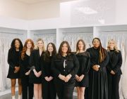 The Bella Rose Bridal and Formal team (from l): Savanna, Katelyn, Sophie, Raelyn, Petra, Kashyn, Nyianza, Darrien.