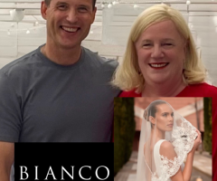 Bartosz Wodecki, CEO, Bianco Evento, with Janet Fuldner, the company&rsquo;s new National Sales representative.