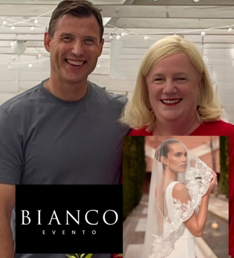 Bartosz Wodecki, CEO, Bianco Evento, with Janet Fuldner, the company&rsquo;s new National Sales representative.