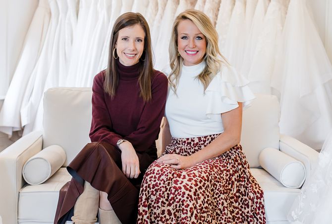 Kerrie Hileman (R) Owner/Founder
Mallory Thorburn (L) Owner
The White Magnolia Bridal Collection