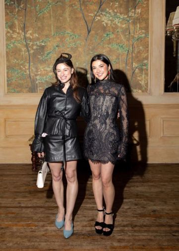 Claire Comai, Sydney Rohleder.
Sydney wearing custom By Watters, coming in ivory Fall 2027.