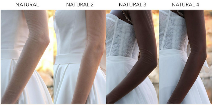 Demetrios Bride's new natural color Illusion options