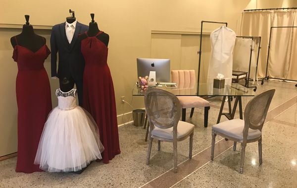 Having a small, intimate checkout counter means it’s all about relationships at Ellen’s Bridal.