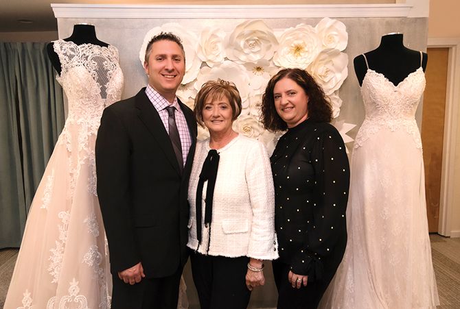 Owner Lucia Ciotti (center) with Danielle and Anthony.