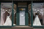 The boutique’s front windows are a huge attention-grabber, and scenes are changed out weekly.