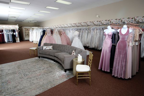 This side of Aurora Bridal features bridesmaid dresses, quince dresses, sale wedding gowns and shoes.