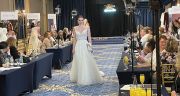 House of Wu presented Fall 24 bridal and wedding party fashions at the Drake Hotel in Chicago.