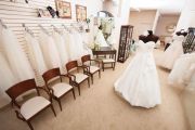 The alterations and accessories department helps brides complete their wedding-day look. Photo credit: Topher Stevenson / J Thomas Photography