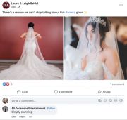 Laura & Leigh Bridal says Facebook is still very relevant for capturing those around the bride – mothers, grandmas and aunts.