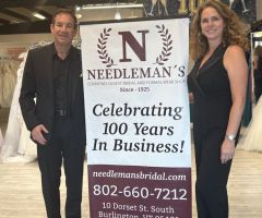 Mark and Heather Needleman, at their store’s 100th anniversary celebration.