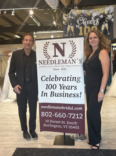 Mark and Heather Needleman, at their store’s 100th anniversary celebration. Mark and Heather Needleman, at their store’s 100th anniversary celebration.