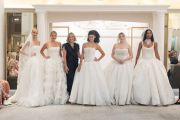 Martine Harris presented the exclusive Martina Liana Kleinfeld Bridal collection in Kleinfeld New York City salon.