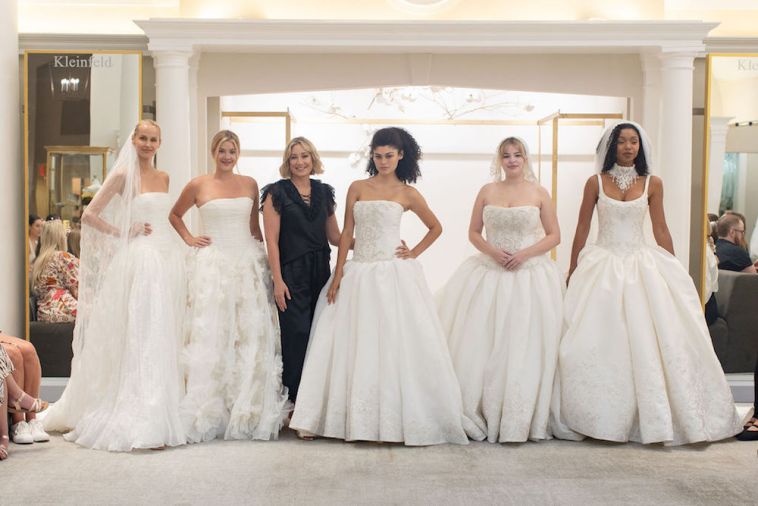 Martine Harris presented the exclusive Martina Liana Kleinfeld Bridal collection in Kleinfeld New York City salon.