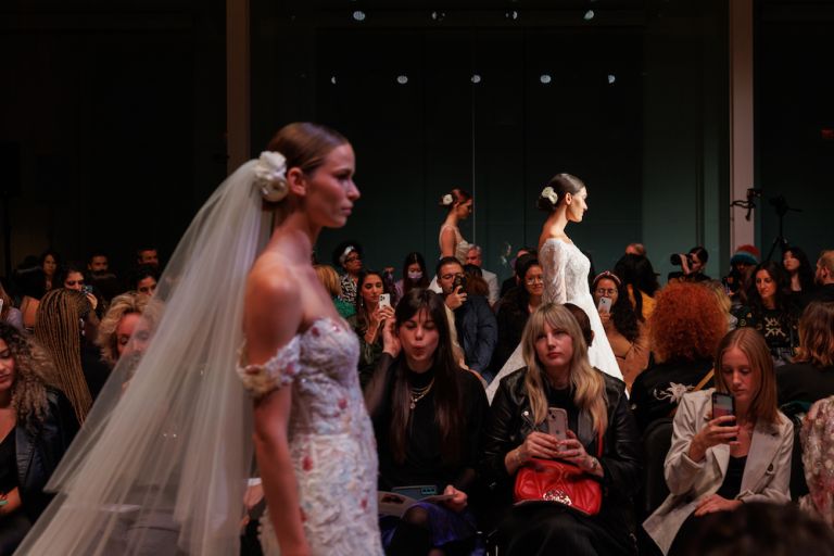 2024 bridal fashions were presented on the runway during Morilee by Madeline Gardner s 70th anniversary celebration held at Carnegie Hall in New York during NY Bridal Market.
