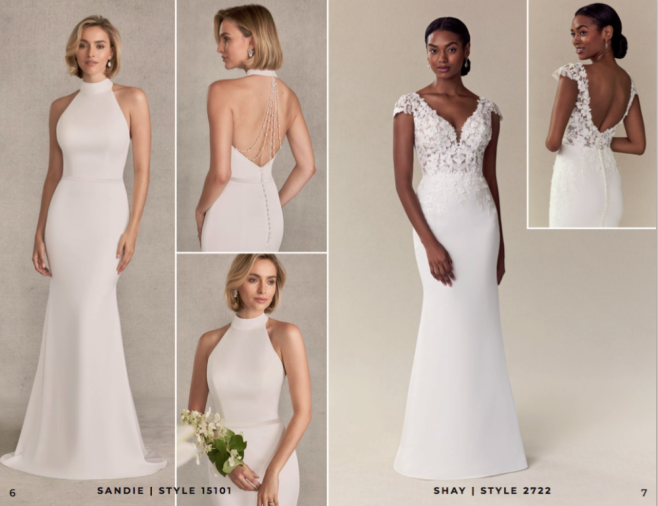 25 Icons Collection best selling styles are featured in the program, including Sandie (pictured on left) and Shay (pictured on right).