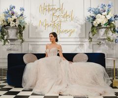 The National Bridal Market provided fully staged areas for use by designers and attendees.