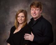 Owners of Frew’s Bridal, John and Erin Frew.