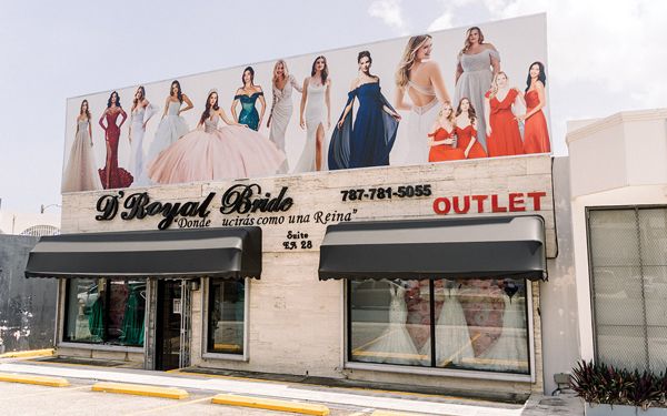 D’Royal Bride’s outlet store in Rio Hondo.  