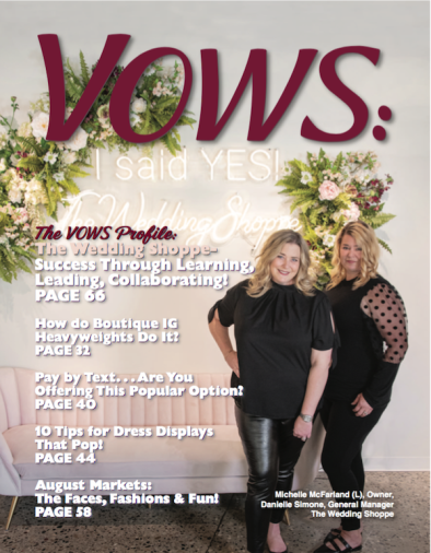 The September 2022 edition profiles The Wedding Shoppe.
