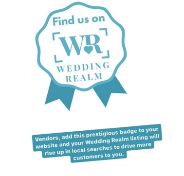 Wedding-Realm.com's web page, designed to improve local search results.