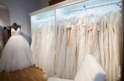 Though approximately 20 percent of the Wedding Shoppe’s overall company revenue comes from online sales, CEO Jim Fritz says wedding dress purchases are almost exclusively made in-store.