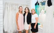 Island Bridal Boutique manager Lexi Carpenter (center), pictured with Dana Carpenter (left) and Tammy Hamby (right).