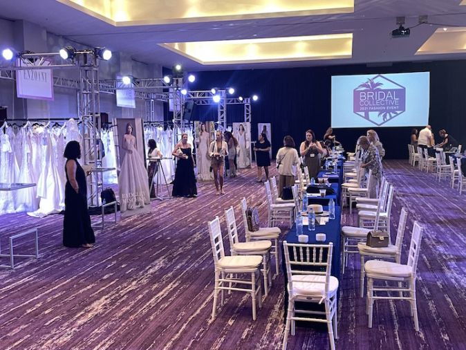Bridal Collective's Fashion Event also offered a trade day for closer review and ordering of gowns