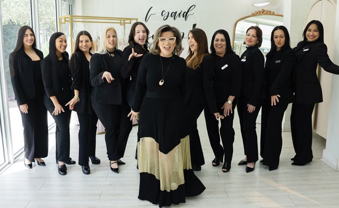 The crew that makes it all happen at Brides of Florida.